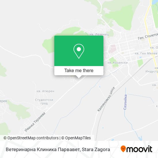 Ветеринарна Клиника Парвавет map