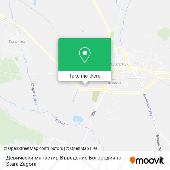 Девически манастир Въведение Богородично map