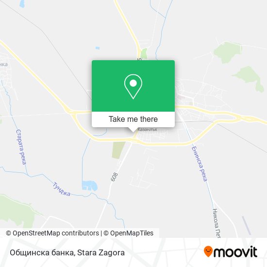 Общинска банка map