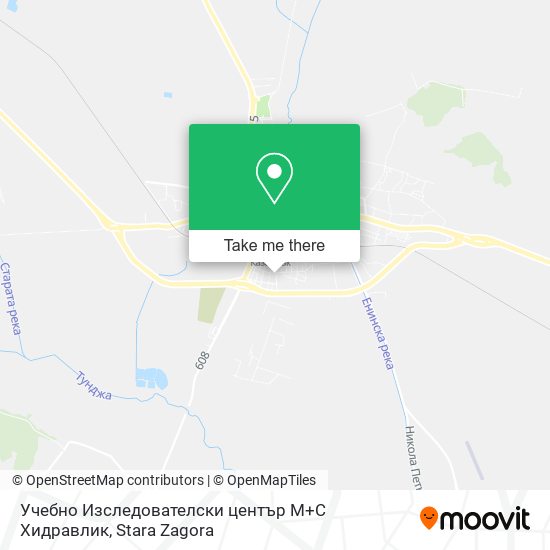 Карта Учебно Изследователски център М+С Хидравлик