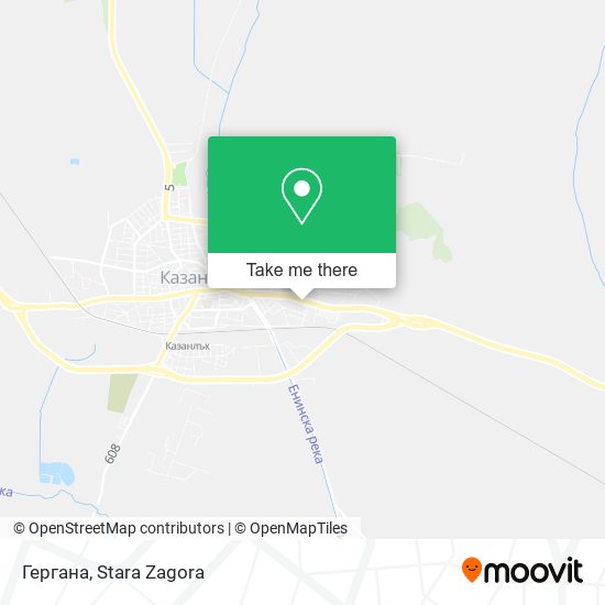 Гергана map