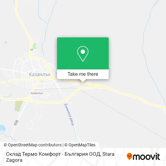 Карта Склад Термо Комфорт - България ООД