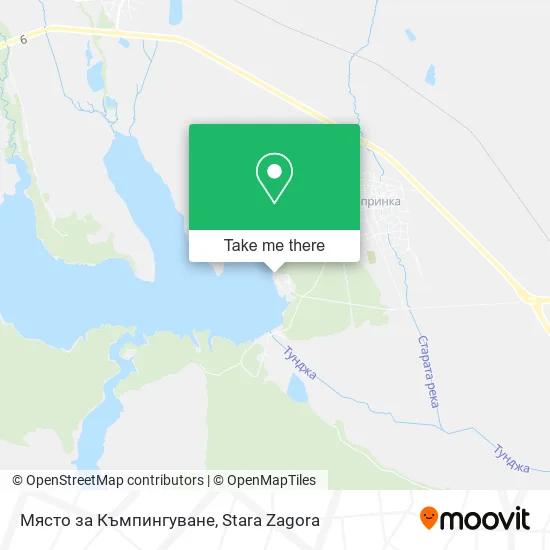 Място за Къмпингуване map