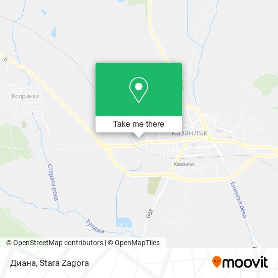 Карта Диана