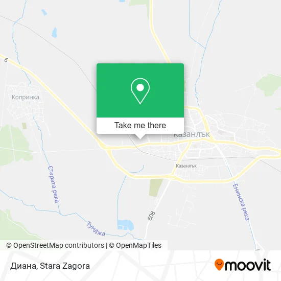 Карта Диана