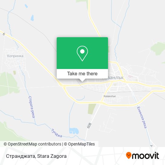 Странджата map