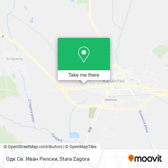 Одк Св. Иван Рилски map