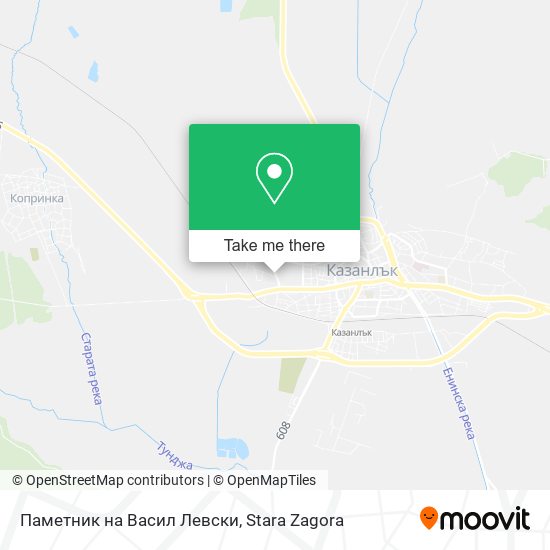 Паметник на Васил Левски map