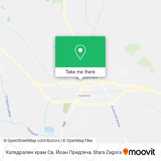 Карта Катедрален храм Св. Йоан Предтеча