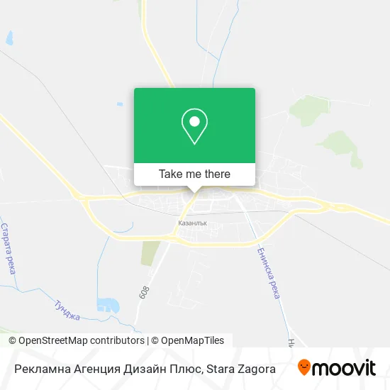 Карта Рекламна Агенция Дизайн Плюс
