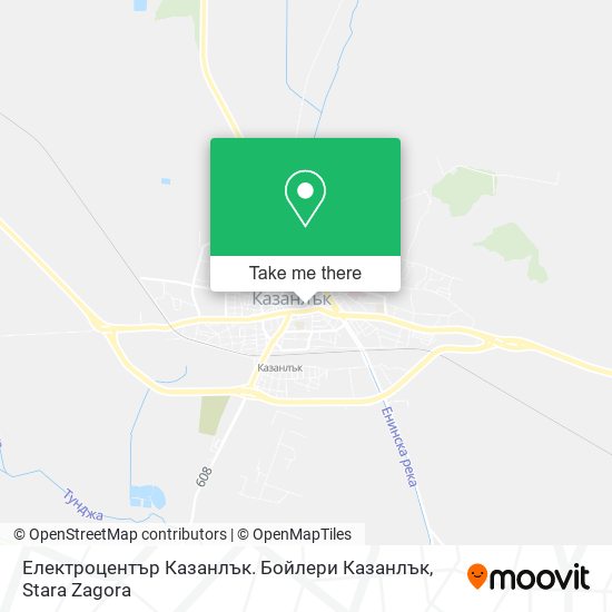 Електроцентър Казанлък. Бойлери Казанлък map