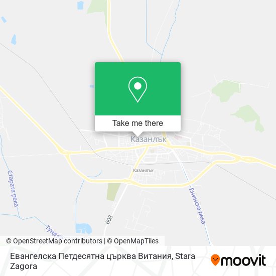 Евангелска Петдесятна църква Витания map