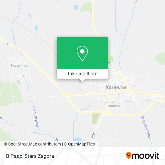 В Радо map