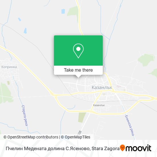 Пчелин Медената долина С.Ясеново map