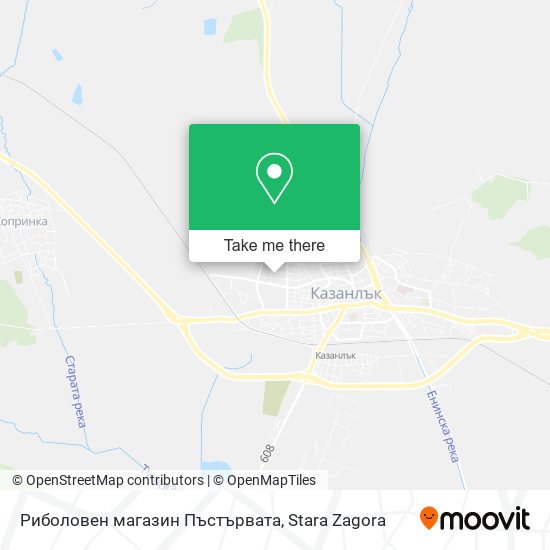 Риболовен магазин Пъстървата map