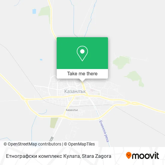 Карта Етнографски комплекс Кулата