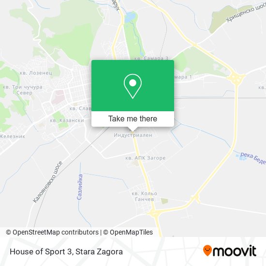 House of Sport 3 map