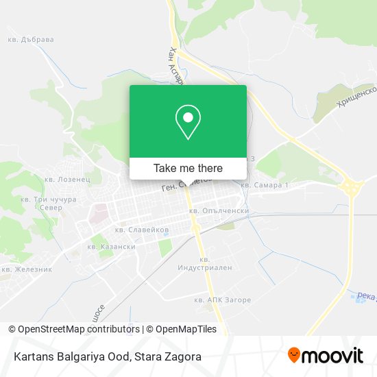 Kartans Balgariya Ood map