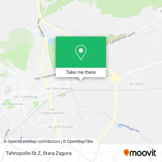 Карта Tehnopolis-St.Z