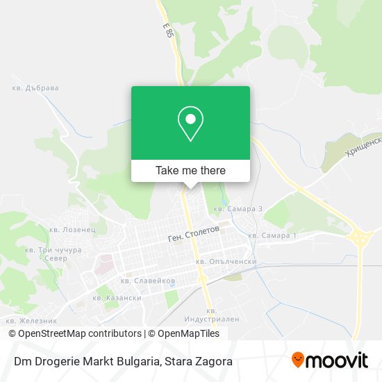 Dm Drogerie Markt Bulgaria map