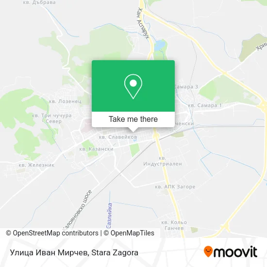 Карта Улица Иван Мирчев