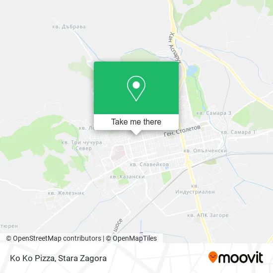 Карта Ko Ko Pizza