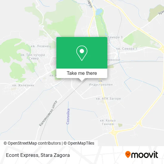 Карта Econt Express