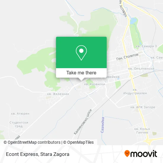 Карта Econt Express