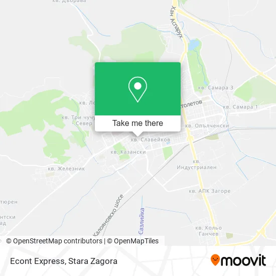 Карта Econt Express