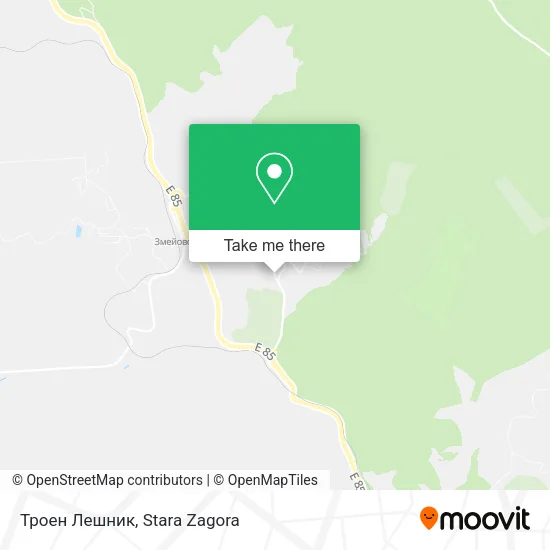 Карта Троен Лешник