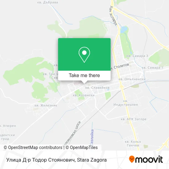 Карта Улица Д-р Тодор Стоянович