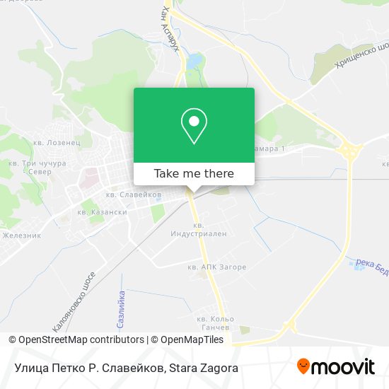 Улица Петко Р. Славейков map