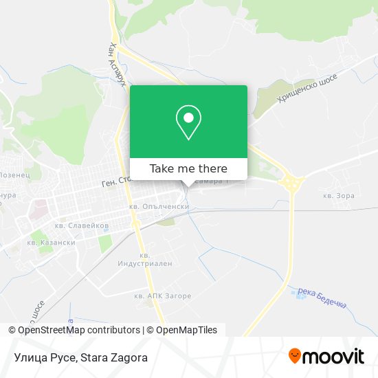 Улица Русе map