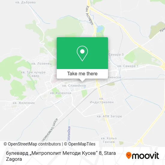 Карта булевард „Митрополит Методи Кусев“ 8