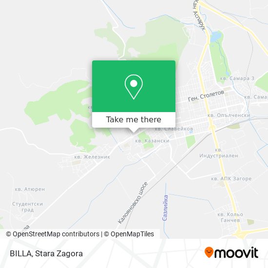 BILLA map