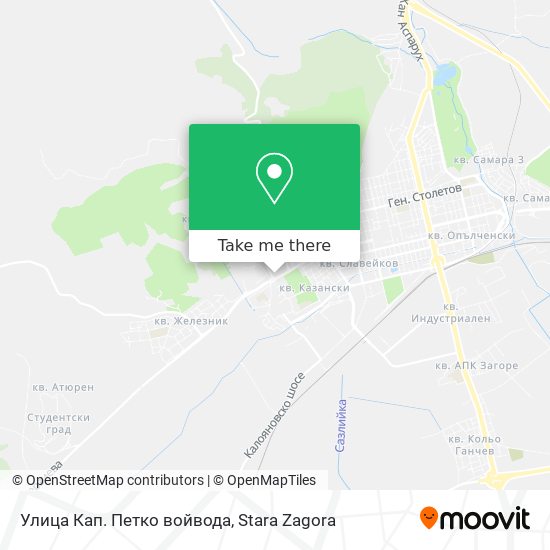 Улица Кап. Петко войвода map