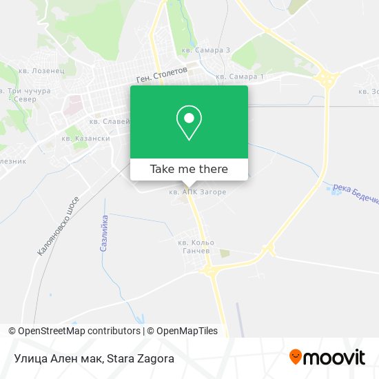 Улица Ален мак map