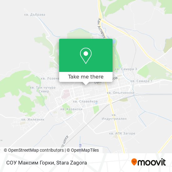 СОУ Максим Горки map