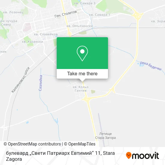 Карта булевард „Свети Патриарх Евтимий“ 11