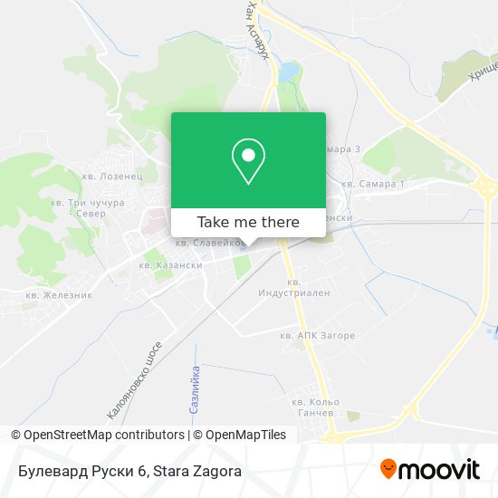 Булевард Руски 6 map
