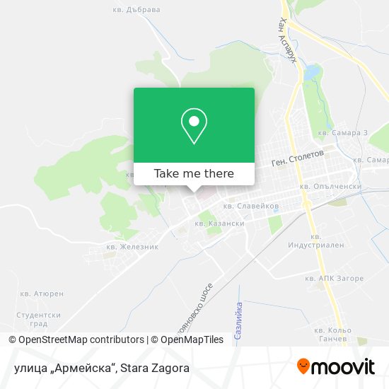 улица „Армейска“ map
