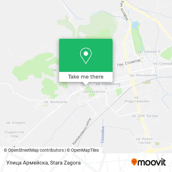 Улица Армейска map