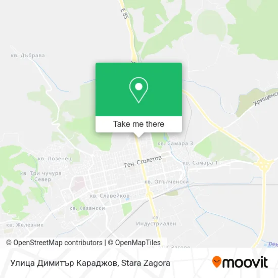 Карта Улица Димитър Караджов