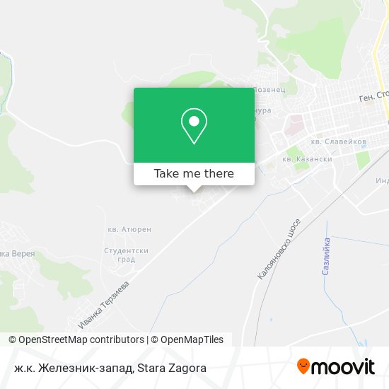 ж.к. Железник-запад map
