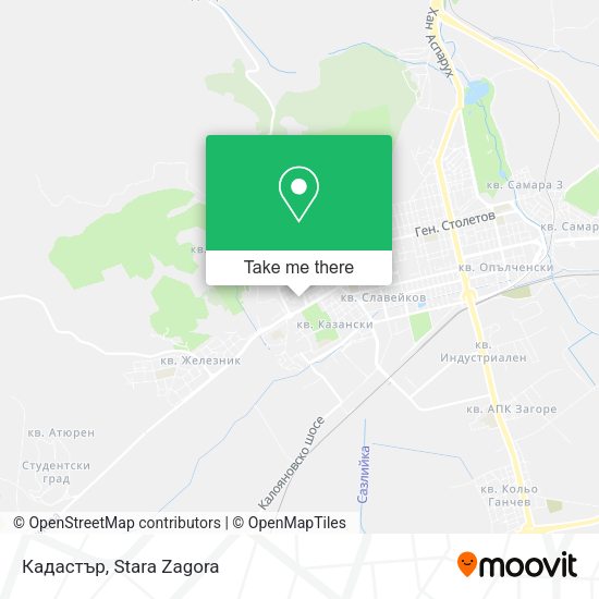 Карта Кадастър
