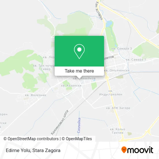 Карта Edirne Yolu