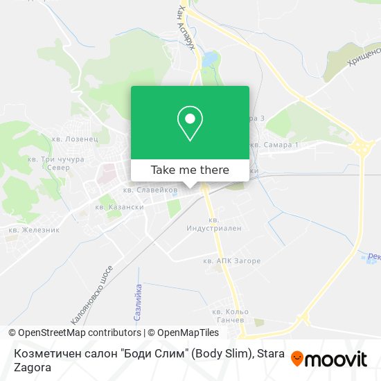 Козметичен салон "Боди Слим" (Body Slim) map