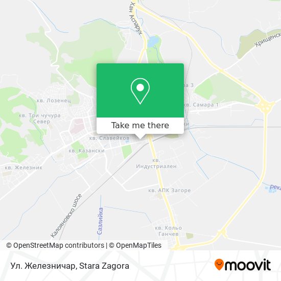 Ул. Железничар map