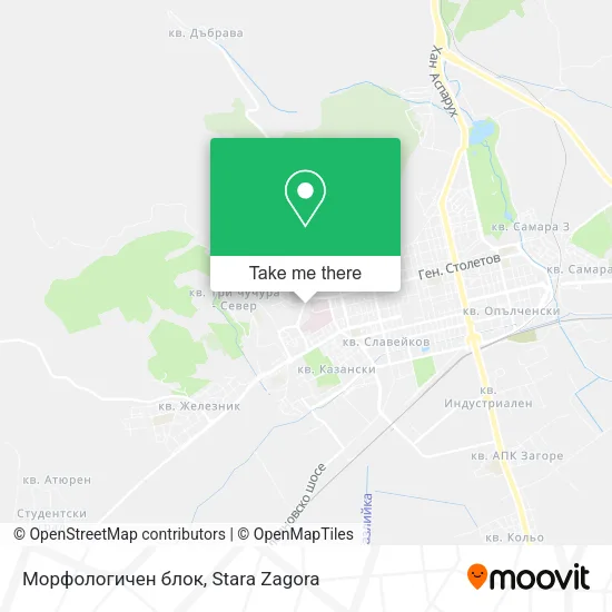 Карта Морфологичен блок