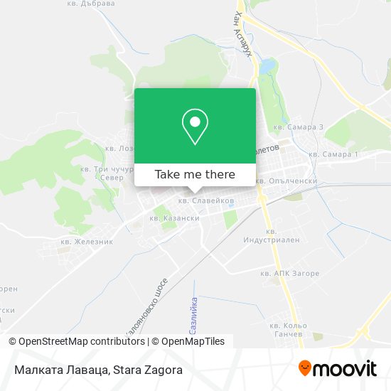 Малката Лаваца map